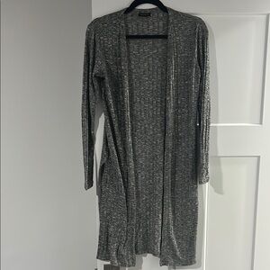 Dynamite - Long Grey Cardigan Sweater - Grey - XS